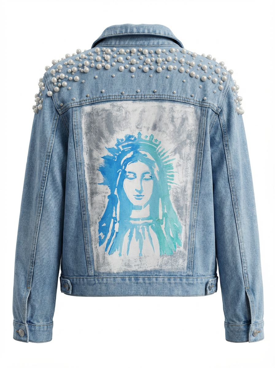 Jeansjacke "Madonna" -  Unikat 001 von Anna Zora