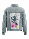 Jeansjacke "Hercules" – Unikat 002 von Anna Zora