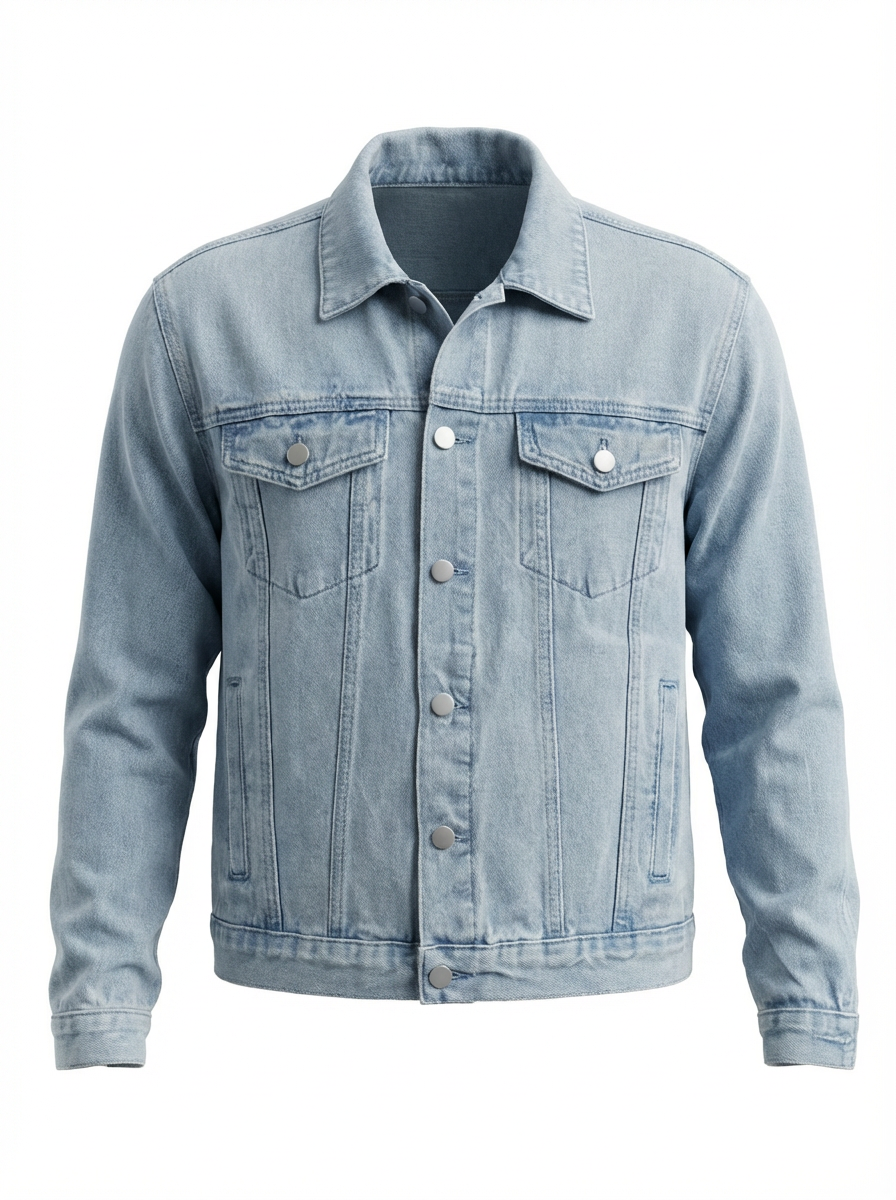Jeansjacke "Hercules" – Unikat 002 von Anna Zora