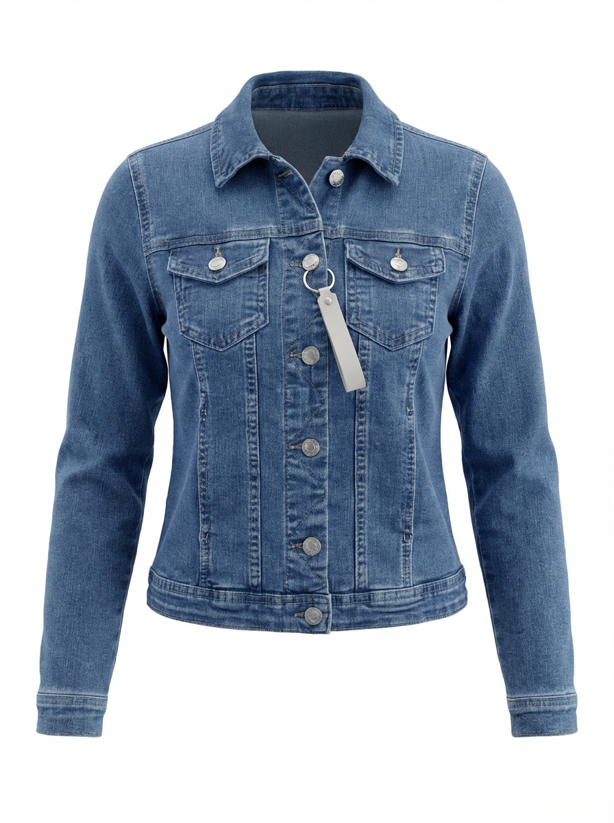 Jeansjacke "007" – Unikat 003 von Anna Zora