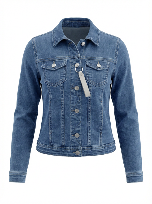 Jeansjacke "007" – Unikat 003 von Anna Zora