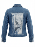 Jeansjacke "007" – Unikat 003 von Anna Zora