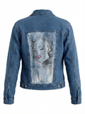 Jeansjacke "Ikone"– Unikat 004 von Anna Zora