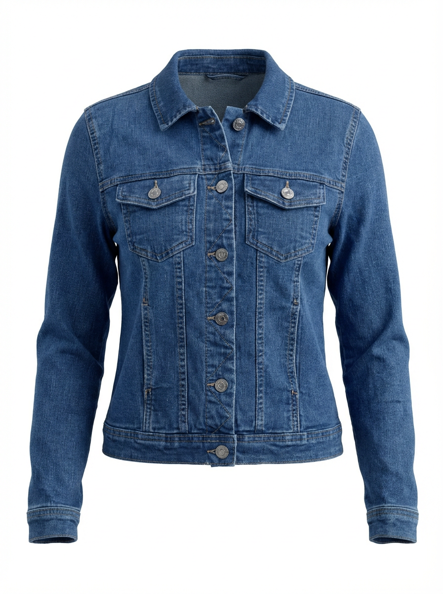 Jeansjacke "Ikone"– Unikat 004 von Anna Zora