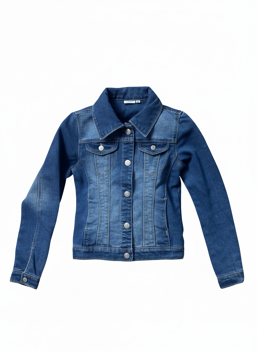 Kinder Jeansjacke "BlahKids"- Unikat 013 von Anna Zora (Kopie)