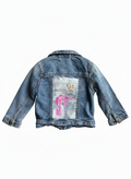 Kinder Jeansjacke "dogs" - Unikat 011 von Anna Zora