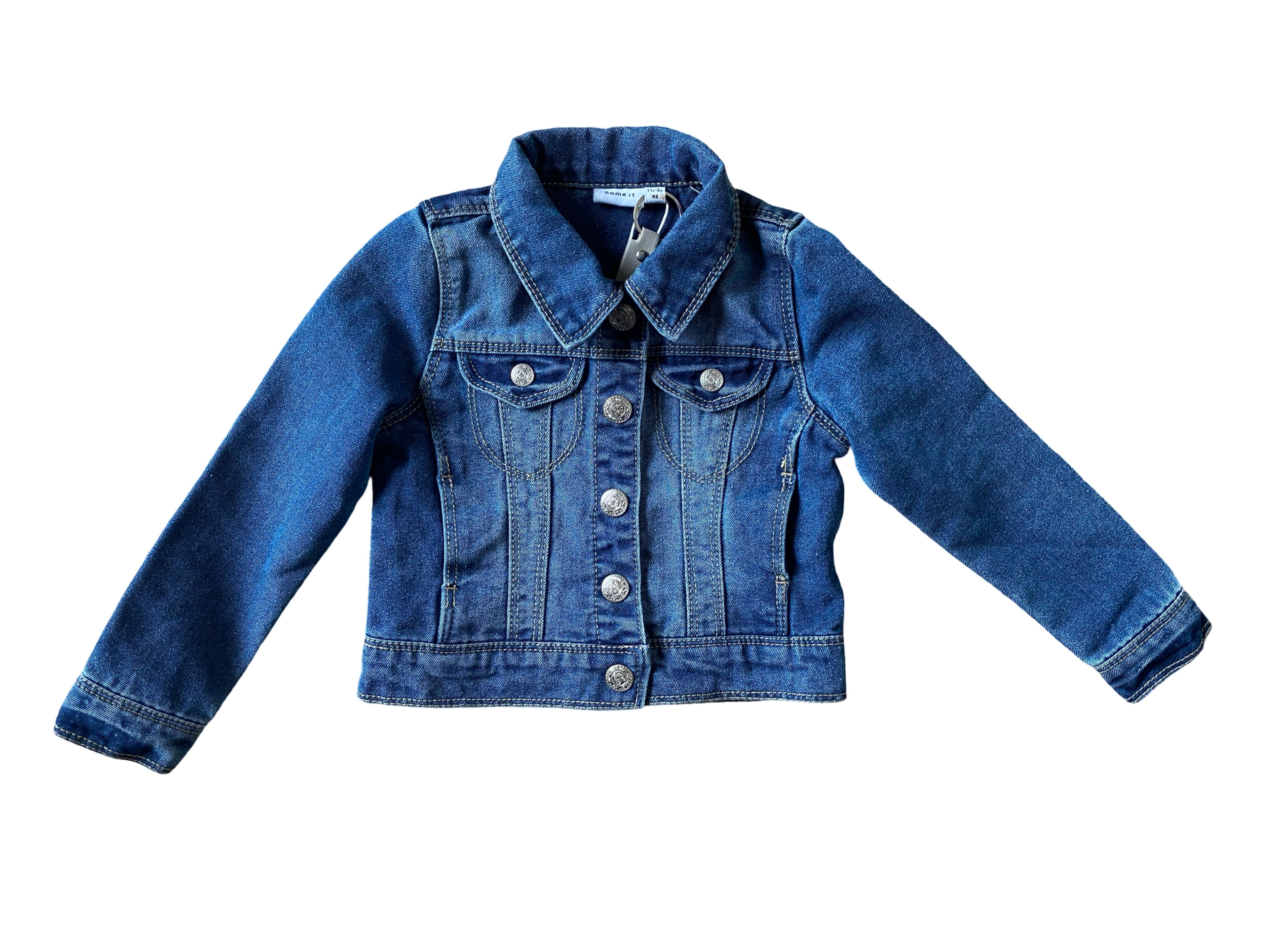 Kinder Jeansjacke "dogs Ciao Kakao" - Unikat 012 von Anna Zora