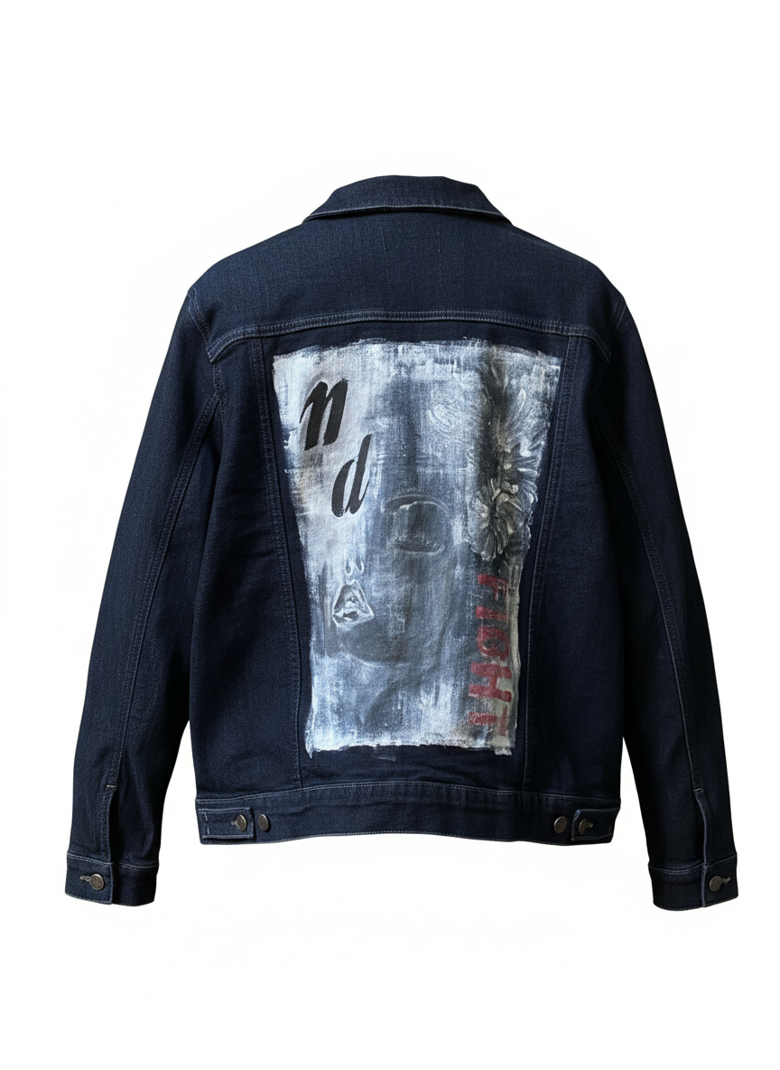 Jeansjacke "NDG" – Unikat 000 von Anna Zora