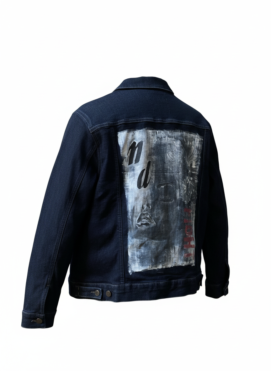 Jeansjacke "NDG" – Unikat 000 von Anna Zora